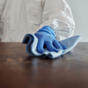 cleaning surface